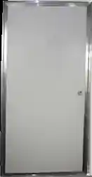 Metal building walk-in door